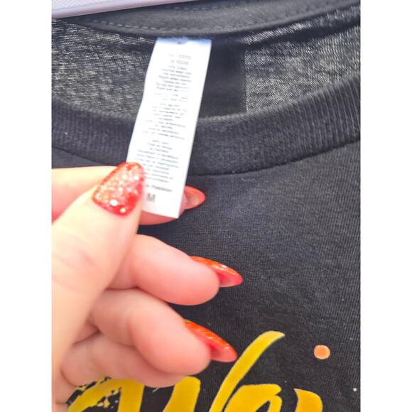 Artist Signed “We Won’t Stop Until We’re On Top” Tee Black M 100% Cotton NWOT - Picture 4 of 5